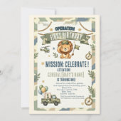 Uitnodiging voor het Eerste Verjaardagsfeest van O (Voorkant)
