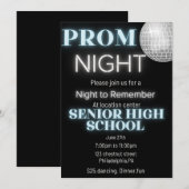 Uitnodiging voor het eindexamenbal  (Voorkant / Achterkant)