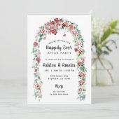 Uitnodiging voor het Elopement - Happily Ever Afte (Staand voorkant)