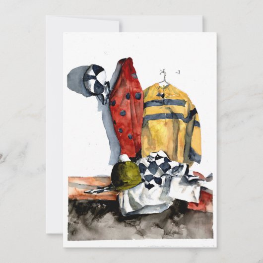 Uitnodiging voor het enthousiasme van het paard. (Voorkant)