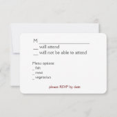 Uitnodiging voor het eten van wijn (Achterkant)