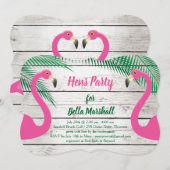 Uitnodiging voor het feest van de zon gekuste flam (Voorkant / Achterkant)