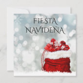 Uitnodiging Voor Het Feestelijke Kerstfeest (Voorkant)