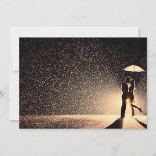 uitnodiging voor het filmpje bruiloft (Achterkant)