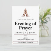 Uitnodiging voor het gebed (Staand voorkant)