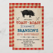 Uitnodiging voor het gieten en gisten (Voorkant / Achterkant)