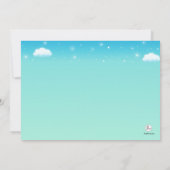 Uitnodiging voor het Golf van kinderen (Achterkant)