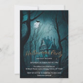 Uitnodiging voor het Haunting Halloween Party (Voorkant)