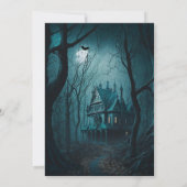 Uitnodiging voor het Haunting Halloween Party (Achterkant)