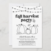 Uitnodiging voor het herfstfeest (Voorkant)