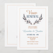 Uitnodiging voor het hernieuwen van geloften (Voorkant / Achterkant)