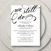 Uitnodiging voor het hernieuwen van geloften