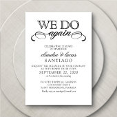 Uitnodiging voor het hernieuwen van geloften