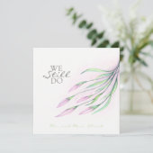 Uitnodiging voor het hernieuwen van geloften 25 ja (Staand voorkant)