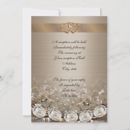 Uitnodiging voor het hernieuwen van huwelijksgelof (Achterkant)