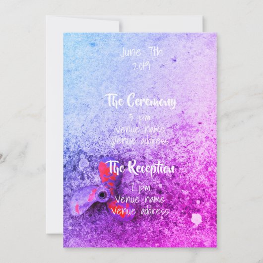  uitnodiging voor het huwelijk (Achterkant)