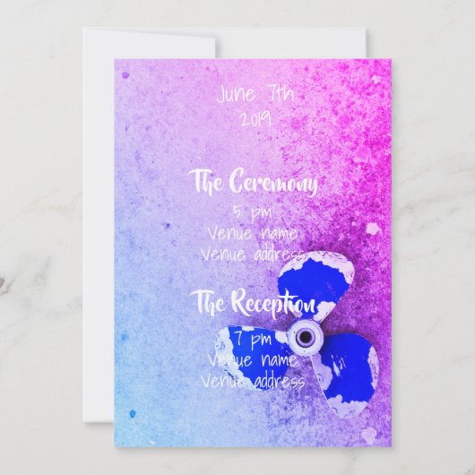 uitnodiging voor het huwelijk (Achterkant)