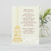 uitnodiging voor het huwelijk (Staand voorkant)