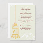 uitnodiging voor het huwelijk (Voorkant / Achterkant)