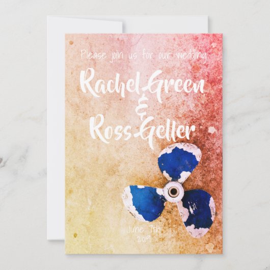  uitnodiging voor het huwelijk (Voorkant)