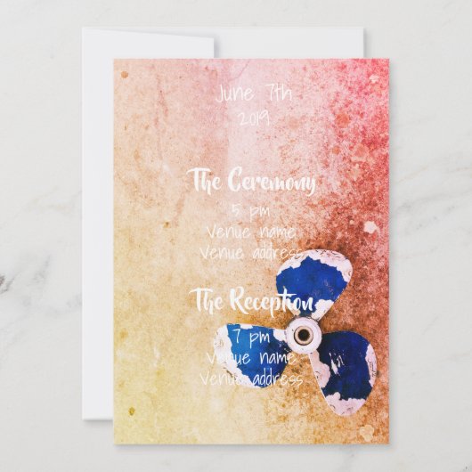  uitnodiging voor het huwelijk (Achterkant)