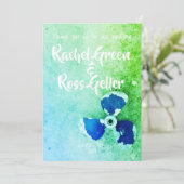  uitnodiging voor het huwelijk (Staand voorkant)