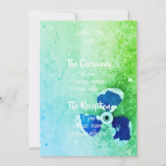  uitnodiging voor het huwelijk (Achterkant)