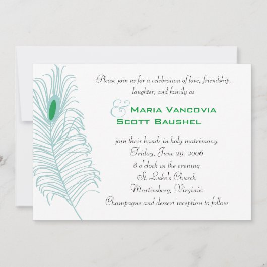 Uitnodiging voor het huwelijk (Voorkant)