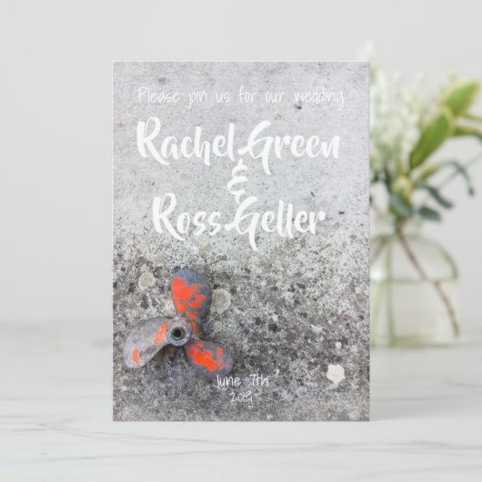  uitnodiging voor het huwelijk (Staand voorkant)