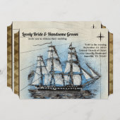  uitnodiging voor het huwelijk (Voorkant / Achterkant)