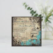 uitnodiging voor het huwelijk (Staand voorkant)