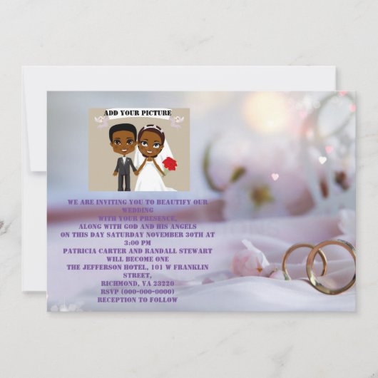 UITNODIGING VOOR HET HUWELIJK 2 (Voorkant)