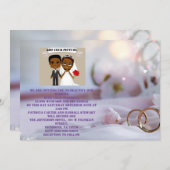 UITNODIGING VOOR HET HUWELIJK 2 (Voorkant / Achterkant)