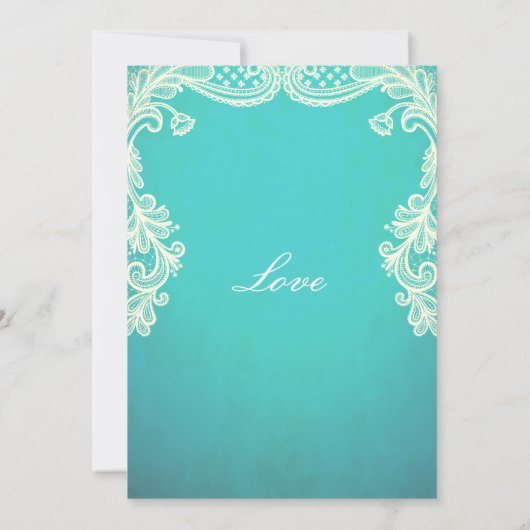 uitnodiging voor het huwelijk en het huwelijk van (Achterkant)