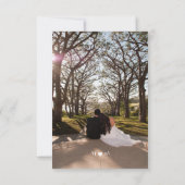 UITNODIGING VOOR HET HUWELIJK IN WAYFARERS CHAPEL (Achterkant)