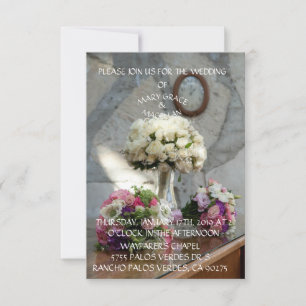 UITNODIGING VOOR HET HUWELIJK IN WAYFARERS CHAPEL