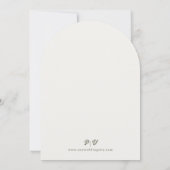  uitnodiging voor het huwelijk met Magnolia (Achterkant)