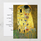 Uitnodiging voor het huwelijk van Kiss door Gustav (Voorkant / Achterkant)