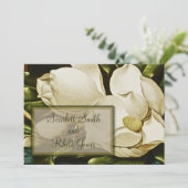 Uitnodiging voor het huwelijk van Magnolias (Staand voorkant)