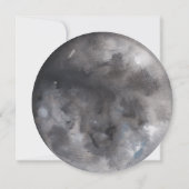 Uitnodiging voor het huwelijk van Moon Boho (Achterkant)