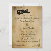  uitnodiging voor het huwelijk van Nashville Guita (Voorkant)