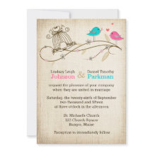 Uitnodiging voor het huwelijk | Waanzinnige Vogels