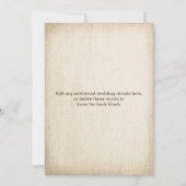 Uitnodiging voor het huwelijk | Waanzinnige Vogels (Achterkant)