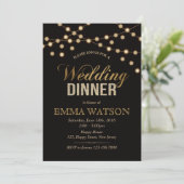 Uitnodiging voor het huwelijksdiner (Staand voorkant)
