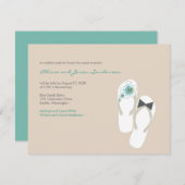 Uitnodiging voor het huwelijksfeest van de heer en (Voorkant / Achterkant)