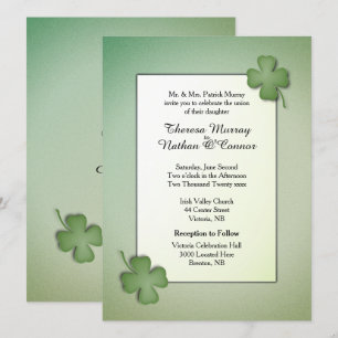 Uitnodiging voor het Ierse Dream Wedding