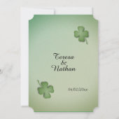 Uitnodiging voor het Ierse Dreaming Wedding (Achterkant)