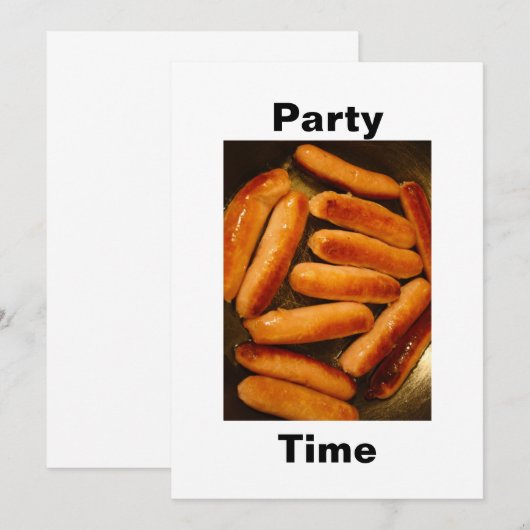 Uitnodiging voor het indienen van feestdagen (Voorkant / Achterkant)