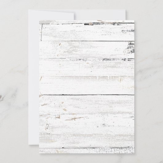  uitnodiging voor het indienen van feestdagen met  (Achterkant)