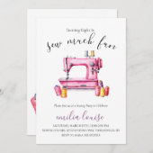 uitnodiging voor het indienen van naaigarendagen (Voorkant / Achterkant)